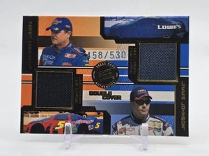 2003 Press Pass Eclipse Terry Labonte/Jimmie Johnson Double Race Used Car Cover - Picture 1 of 2