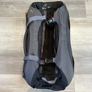 Mochila de viaje Osprey Porter 46 negra bolsa de lona senderismo camping al aire libre - Imagen 1 de 8