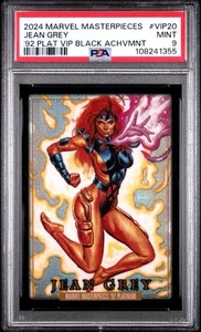 2024 Marvel Masterpieces '92 Platinum JEAN GREY VIP Black Achievement #VIP-20 - Bild 1 von 2