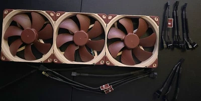 Ventilador silencioso premium Noctua NF-A14 PWM 140 mm - marrón/beige Foto 1 de 2