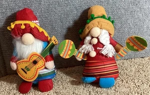 Muñecas Fiesta Gnome 2 piezas - Decoraciones de felpa - Tela de felpa - 9 pulgadas - Imagen 1 de 16
