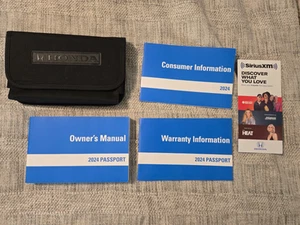 2024 HONDA PASSPORT OWNER MANUAL BOOKS SET WITH CASE OEM COMPLETE SET - Picture 1 of 6