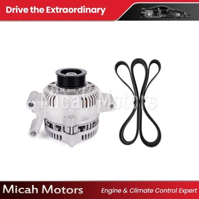New Alternator & Serpentine Belt for Ford E-150 Club E-250 Econoline 4.2L - Image 1 of 4