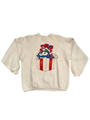 Moletom vintage 1996 Atlanta Olympic Games Hanes gola redonda mascote Izzy GG - Imagem 1 de 4