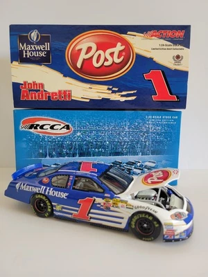 John Andretti #1 Post Maxwell House 2004 1/24 Nascar diecast 1 de 300 Limited Foto 1 de 4