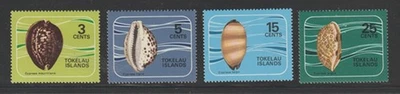 Tokelau Stamps Scott 41 - 44 mint never hinged, fine - very fine Sea Shells - Image 1 of 2