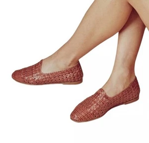 For Love And Lemons Woven Loafer Flats Sz 10 NWOB Classic Preppy - Picture 1 of 10