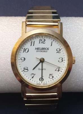 Vintage Helbros Invincible Ladies Gold Tone Wristwatch 9917B - Image 1 of 4