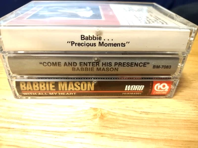 Babbie Mason Cassette Tape Lot Precious Moments All My Heart Enter His Presence - Image 1 of 3