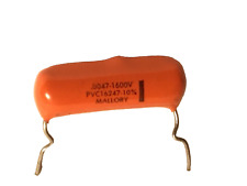 mallory .0047 -1600v PVC-16247 - 10% orange drop vintage capacitor