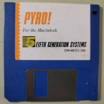 PYRO! Screen Saver for Macintosh - Fifth Generation Systems - Disk Media - 1990 - Image 1 of 3