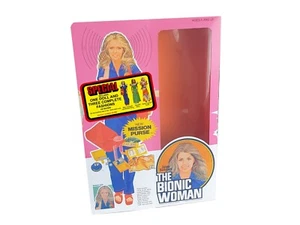 Kenner Bionic Donna Borsa Missione Figura Repro Box con Costume Aggiuntivo St... - Foto 1 di 3