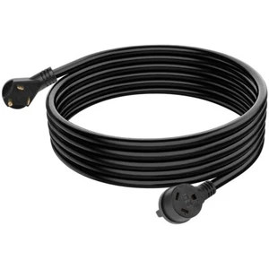 25 ft RV Power Extension Cord with Handel 3 Prong 30 Amp 10 Gauge Camper Trailer - Picture 1 of 1
