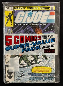 Marvel Comics G.I. Joe 5 Comics Super-Value Pack! Factory Sealed! Free Shipping! - Picture 1 of 3