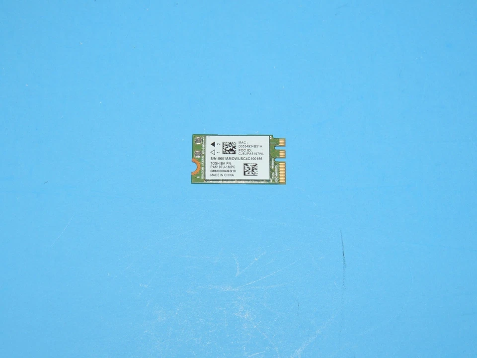 PA5197U-1MPC GENUINE Toshiba Satellite 15.6" L55t-B WiFi Wireless Card - Image 1 of 1