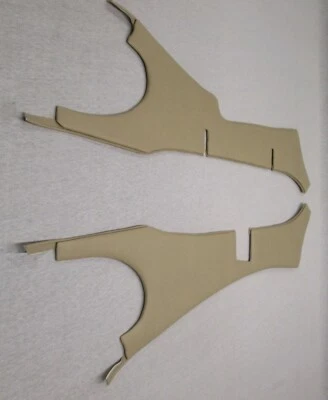 Jaguar 1964-71 XKE Coupe SI & II Beige Rear Side Panels - Image 1 of 4