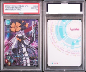 PSA 10 Lycee Overture Fate Grand Order Abigail Signed 1316 SP Japanese Japan - Picture 1 of 1