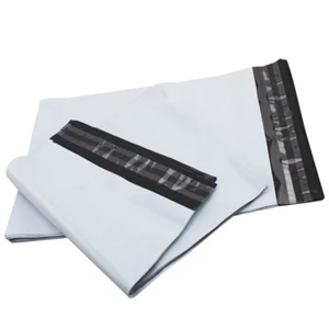 Neflaca Poly Mailers 14.5X19, White Poly Shipping Bags with Self Sealing, Waterp - Picture 1 of 13