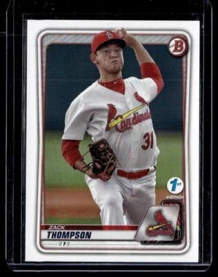 Zack Thompson 2020 Bowman 1st Edition #BFE-6 St. Louis Cardinals - Image 1 of 2