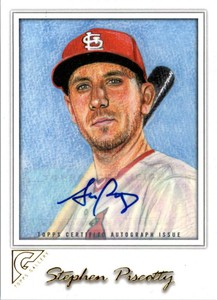 2017 Topps Gallery Autographs #76 Stephen Piscotty Auto - NM-MT
