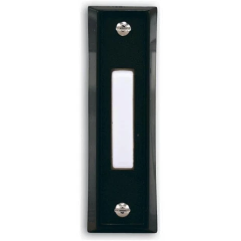 Black Wired Doorbell Cover