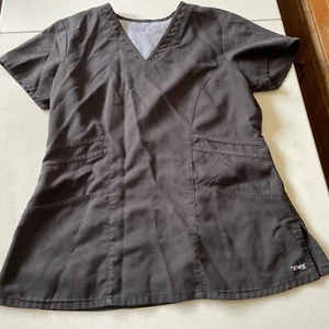 Women's Black Greys Anatomy Scrub Top Good Condition Size Medium - Bild 1 von 7