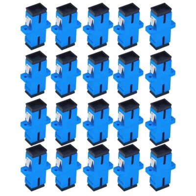 20pcs SC to SC Simplex Single Mode Fiber Optic Connector Adapter - Image 1 of 4