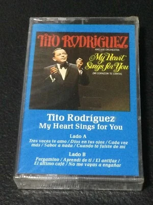 TITO RODRIGUEZ MY HEART SINGS FOR YOU / WS LATINO 4173 / CASSETTE (SEALED) - Image 1 of 3