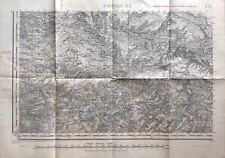 Carte ancienne St AFFRIQUE S/Ouest octobre 1928, service Géographique de l’armée