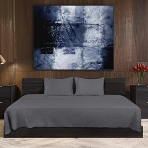 SET LENZUOLA LETTO 180X200-4 PEZZI - SPAZZOLATA POLIESTRE DI MICROFIBRA - FEDERE - Foto 1 di 5