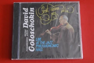 DAVID GOLOSCHOKIN LIVE AT JAZZ PHILHARMONIC HALL 1995 VIOLIN RUSSIA CD SEALED - Bild 1 von 2
