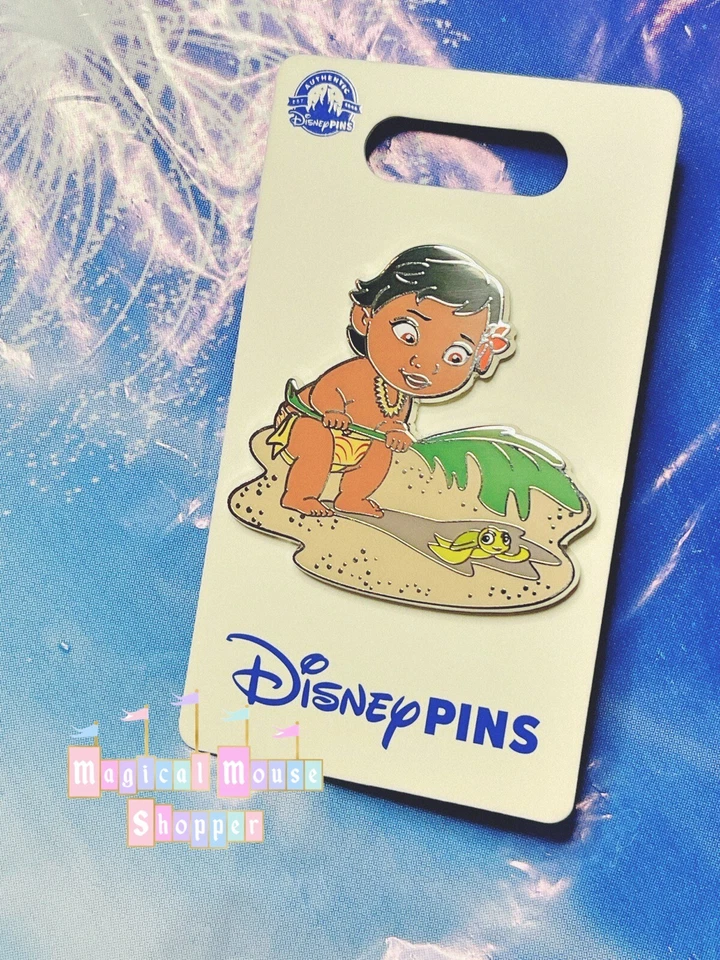 2024 Disney Parks Baby Moana & Turtle OE Pin New - Image 1 of 1