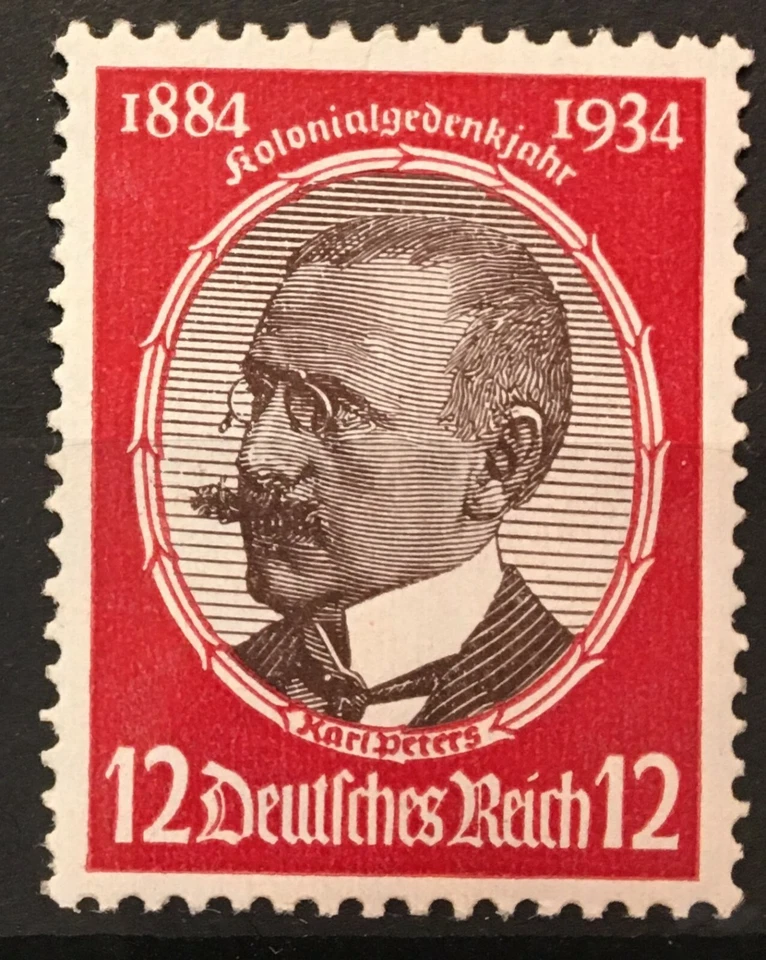 Germany 1934 Mi 542 Sc 434  MNH 3 Reich Karl Peters Colonial Pioneer  - Image 1 of 1