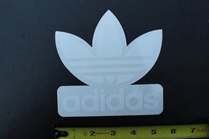 ADIDAS Shoes Footwear Skateboarding Sneakers OG Clear Black Striped Leaf STICKER - Picture 1 of 4