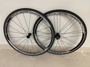 ruedas Campagnolo Khamsin 700c Núcleo 10 Velocidades/ Vittoria Y Schwalbe - Imagen 1 de 12