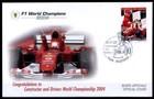 Michael Schumacher, Ferrari: Formel-1,WM-2004. FDC. Hologramm. San Marino 2005