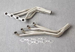 Long Tube Headers for Chevy SIlverado GMC Sierra 2wd 4wd 4.8l 5.3l 6.0l 99-06 - Picture 1 of 2