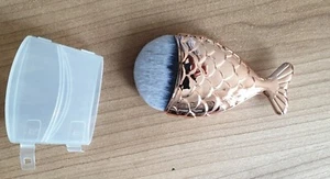 Kosmetikpinsel Make-Up Kosmetik Pinsel Meerjungfrau rose meermaid schuppen  - Bild 1 von 4