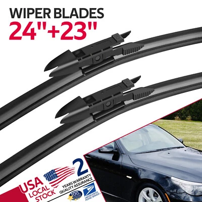 Juego de limpiaparabrisas delantero OEM 24"+23" para BMW 545i 525i M54 2004-2005 Foto 1 de 4