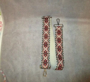 Embroidered Crossbody Purse Guitar Luggage Replacement Strap Aztec Hippie Boho - Picture 1 of 9