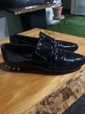 Balenciaga Studded-Heel Smoking Slipper Loafers Shoes Size 38 - Image 1 of 4