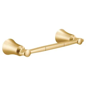 Moen YB0386BG Flara 9-Inch Single Hand -Towel Bar, Brushed Gold - Picture 1 of 1