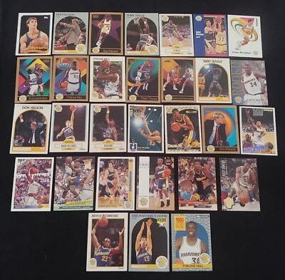 Лот из 30 баскетбольных карточек GOLD STATE WARS НБА дебютанты TEAGLE ALEXANDER OWENS - Изображение 1 из 4