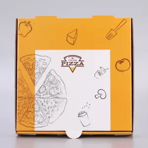 100 cajas de pizza recubiertas de arcilla de 9"" galletas fiesta favores para llevar celebraciones cajas - Imagen 1 de 6