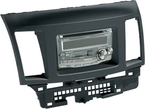 Kit tableau de bord installation simple/double DIN Scosche MI3019B pour Mitsubishi Lancer 2007-13 - Photo 1/6