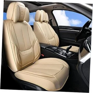 Universal Seat Covers Full Set, 5 Seats Universal Seat FullSet Beige(Pillow) - Picture 1 of 7