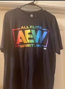 All Elite Wrestling men’s T-shirt XL Pride - Picture 1 of 2