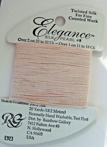 NEW Rainbow Gallery Elegance Twisted Silk Pearl 8 Needlepoint Cross Stitch E923 - Picture 1 of 4