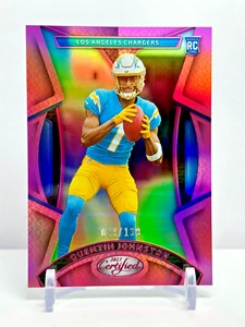 2023 Panini Certified Rookie Pink Mirror #'d /199 Quentin Johnston LA Chargers - Picture 1 of 2