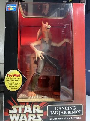 Nuevo Tarro Bailarín Binks Star Wars Episodio I Amenaza Fantasma 1999 Foto 1 de 4